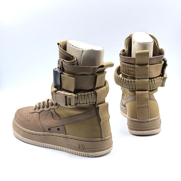 Wmns Nike SF Air Force 1 High 'Golden Beige' + Duffle Bag - Limited Edition - Picture 15 of 16